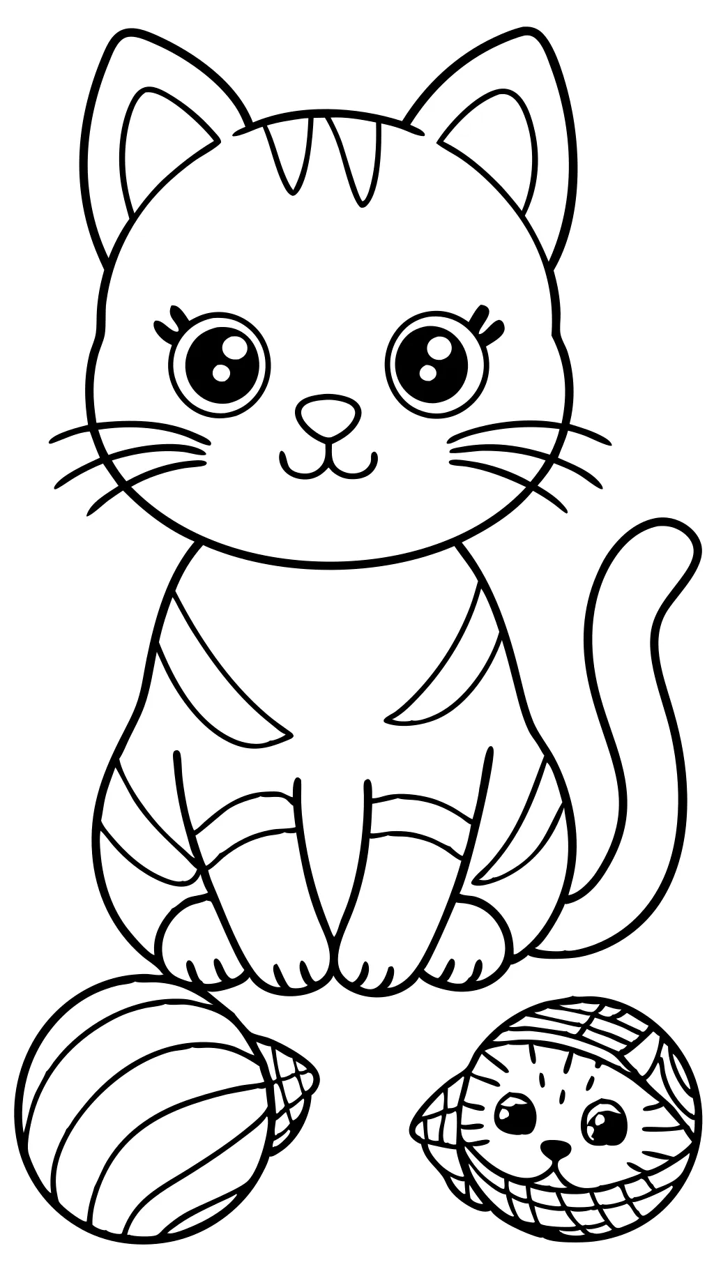 cute cat coloring pages printable